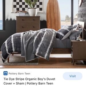 Pottery barn twin duvet cover no sham